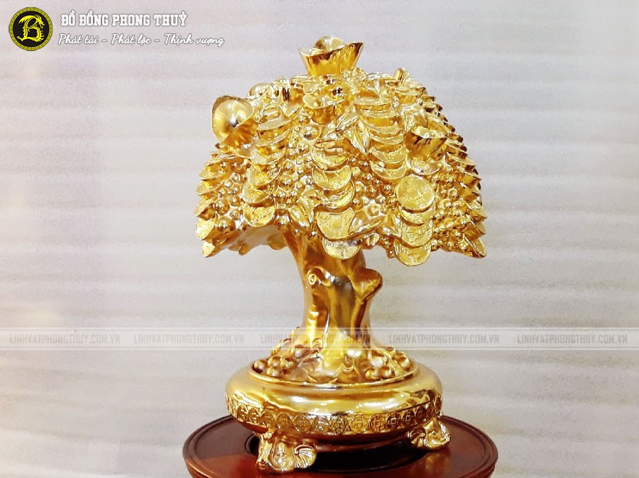 cây tiền phong thủy bằng đồng